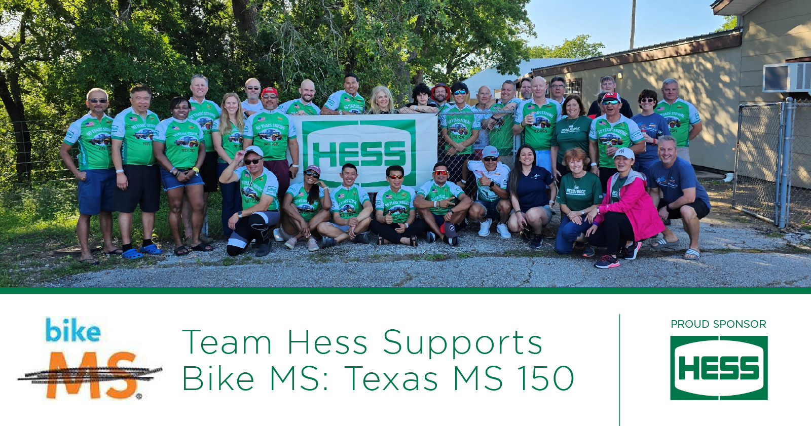 Hess Force Participates in Bike MS: Texas MS 150