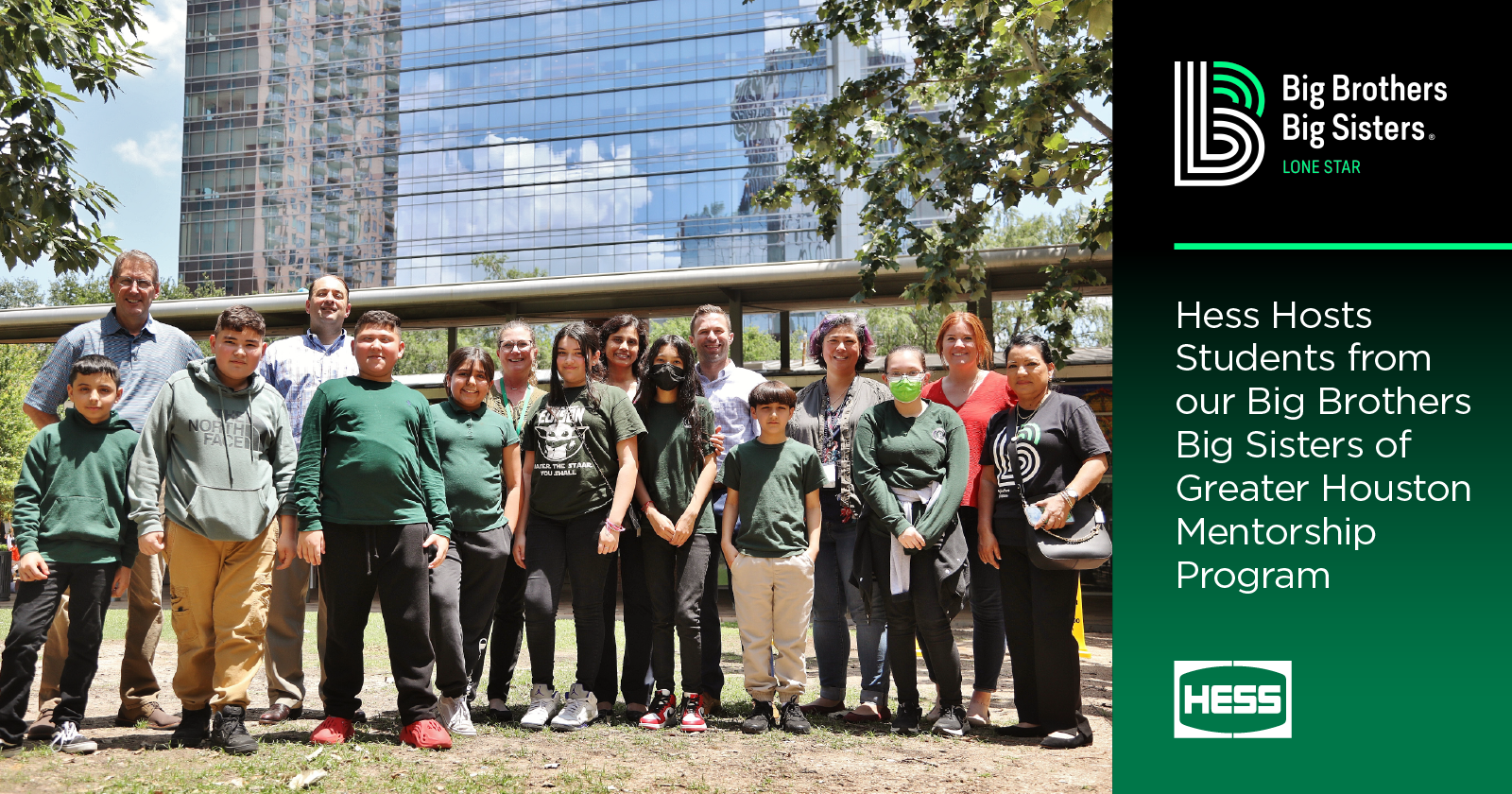 Hess Hosts Students from BBBS of Greater Houston